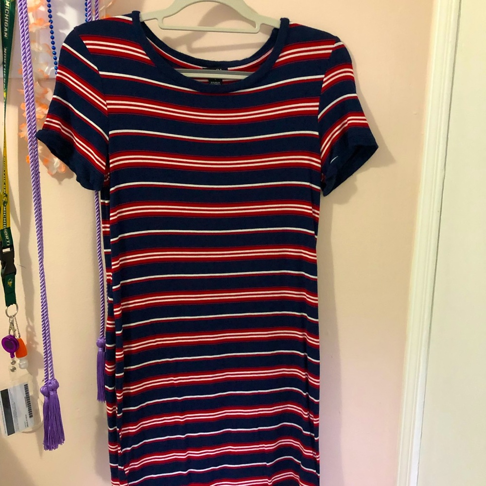 Striped T-shirt dress